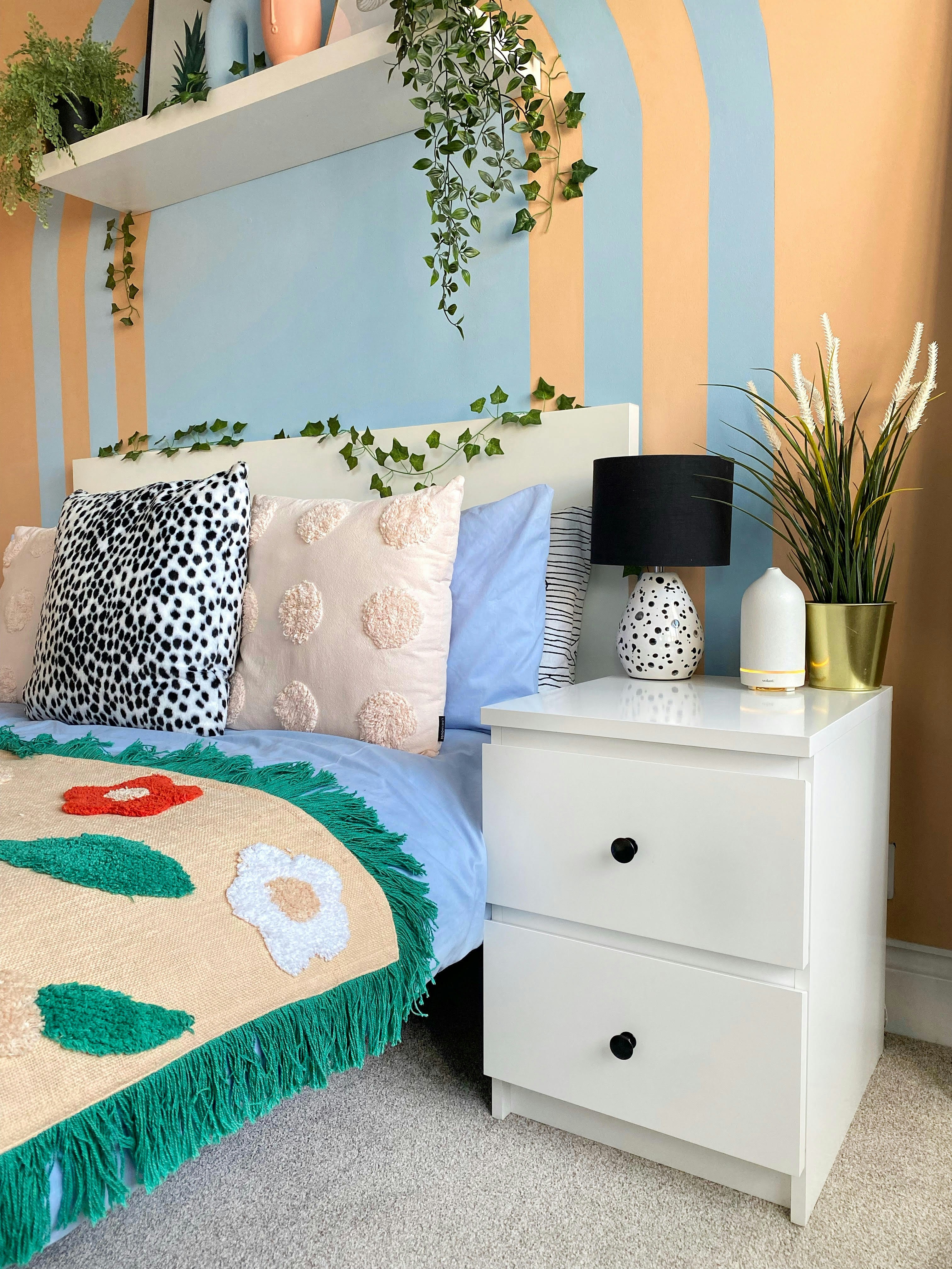 Personalized toddler room with colorful decor
