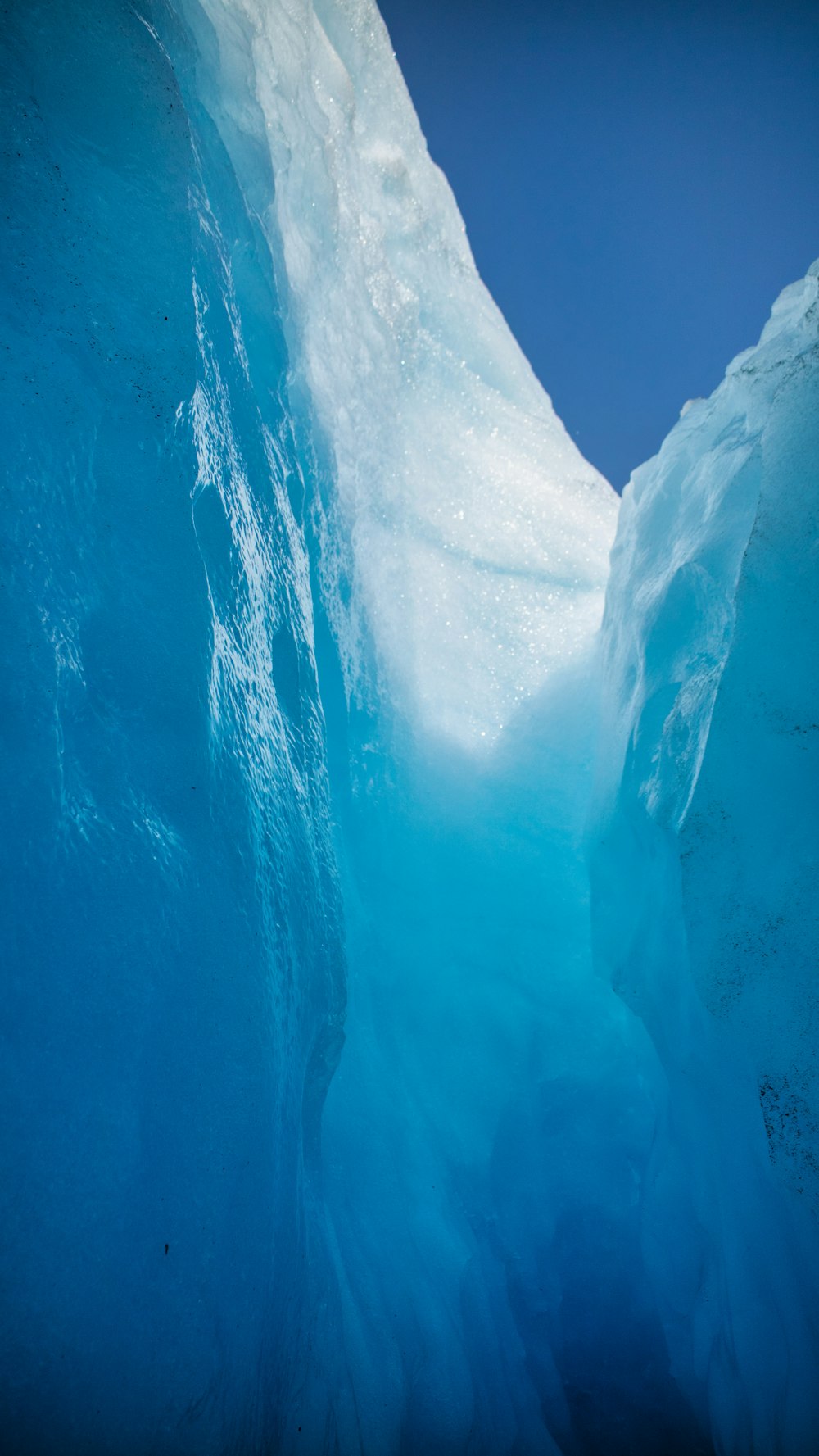 a large waterfall