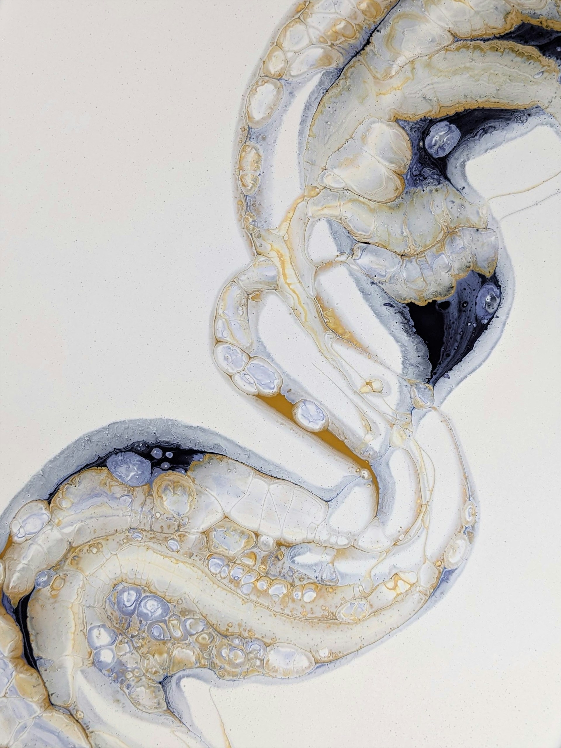 An abstract representation of technology and nature intertwined, illustrating the harmony between modern science and timeless wisdom.