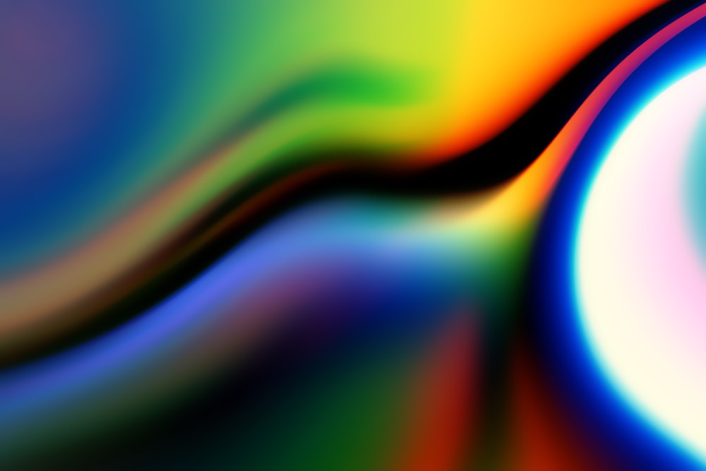 Un fondo multicolor con un diseño circular