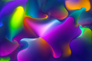 A vibrant swirl of colorful shapes symbolizing dynamic motion ideas.