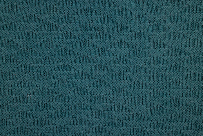 Tissu d'ameublement bleu canard texturé