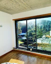 Standard room window view showing peaceful surroundings.