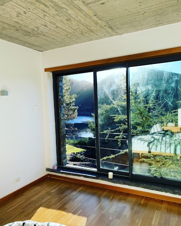 A panoramic view of Poland's natural landscape from the deluxe room window.