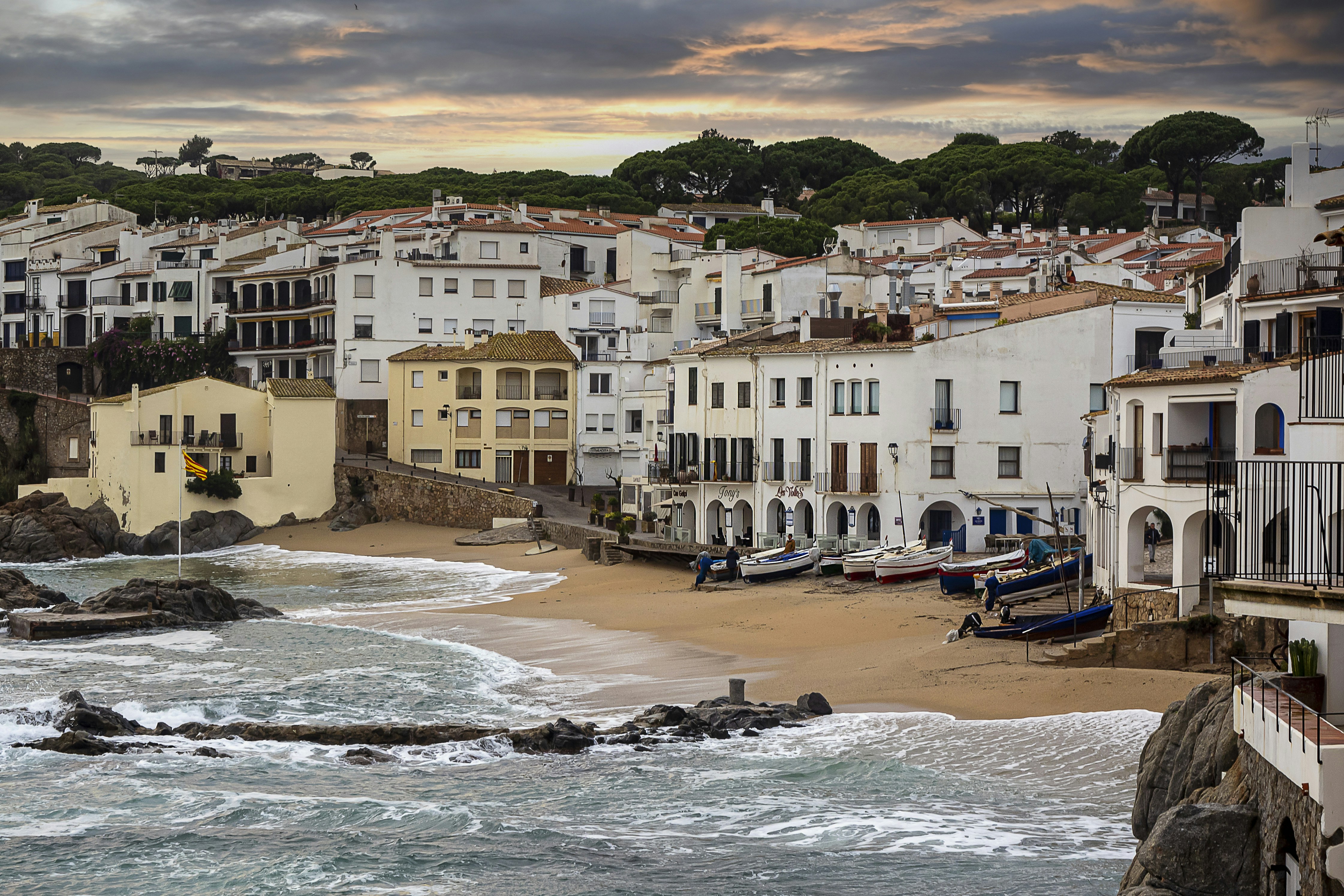 Playa de Calella de Palafrugell, Girona, España