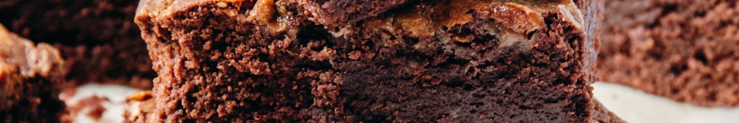 Brownie with halva