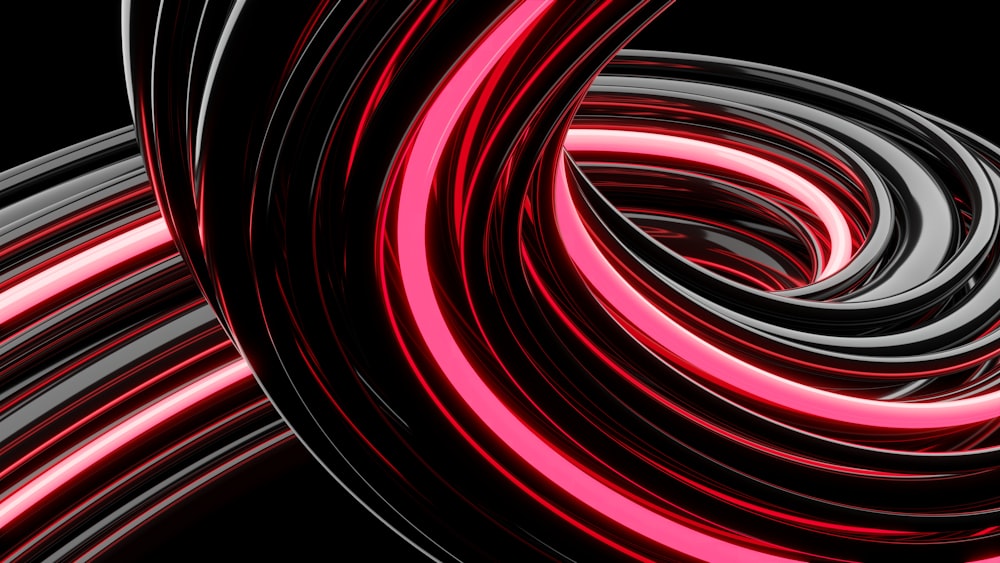 a black and red abstract background with lines