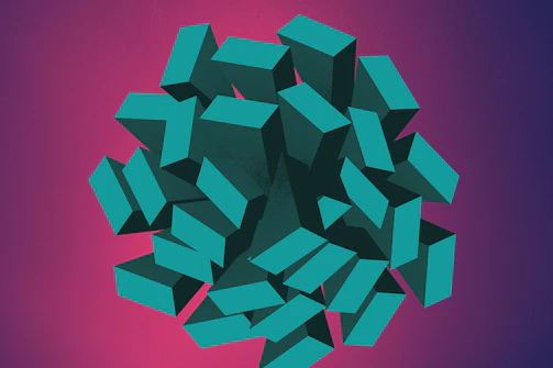 Customer segmentation visualization with colorful clusters in Power BI.