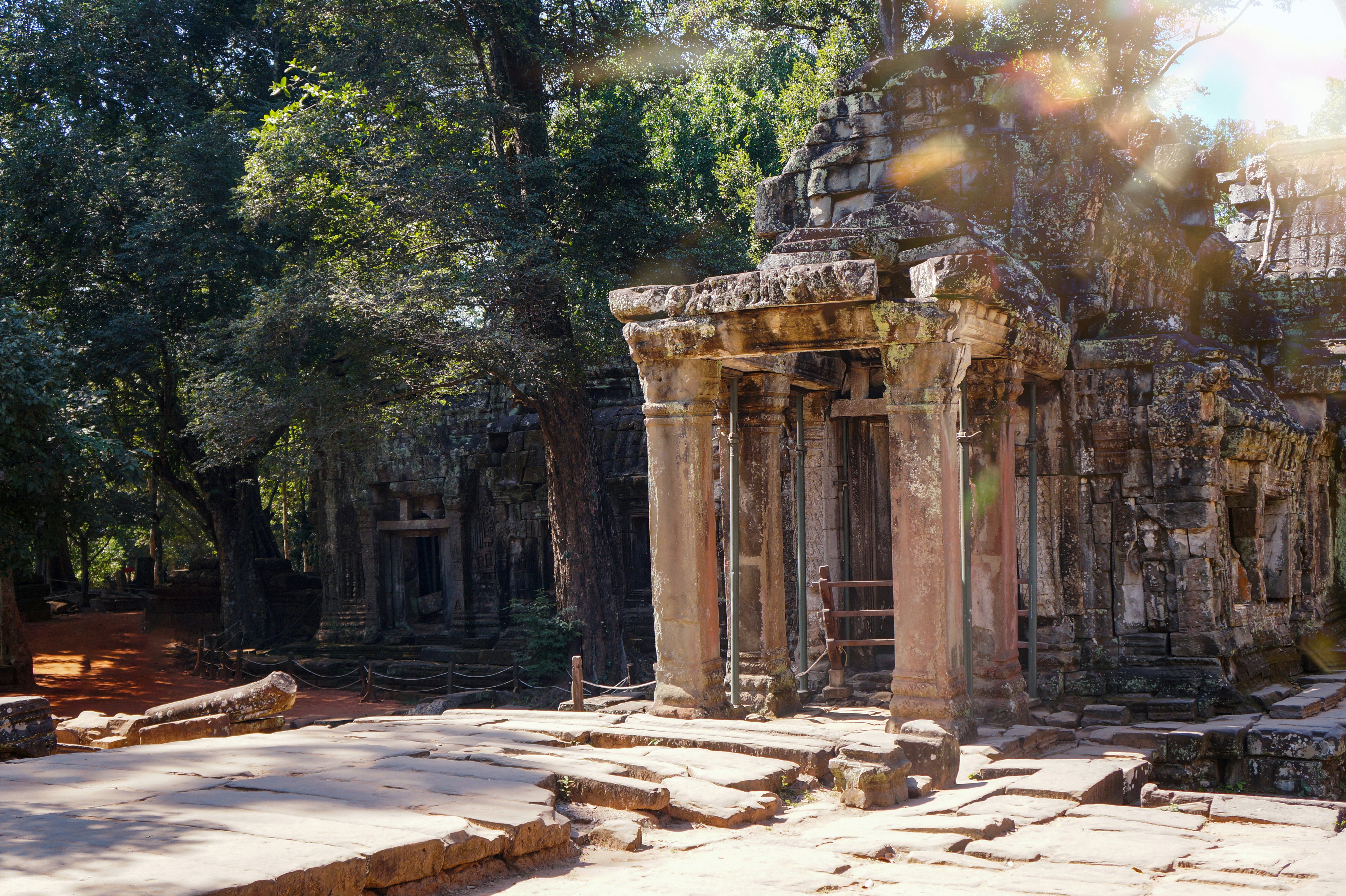 Las ruinas de la antigua ciudad de una ciudad