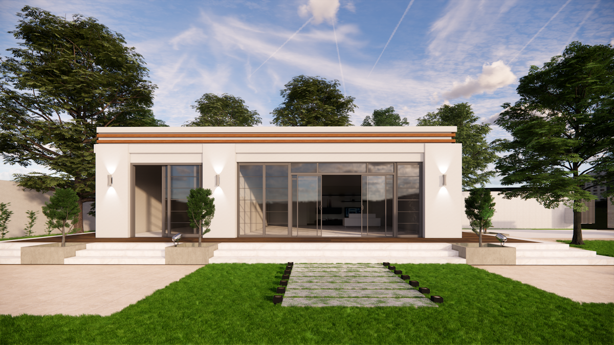 Casa Térrea de 70 m² para Construir: Projeto Completo com Medidas, Etapas de Obra e Custo por m²