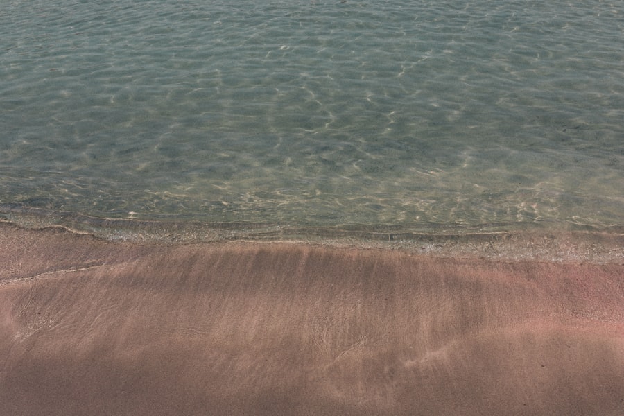 Elafonisi pink sand lagoon Crete