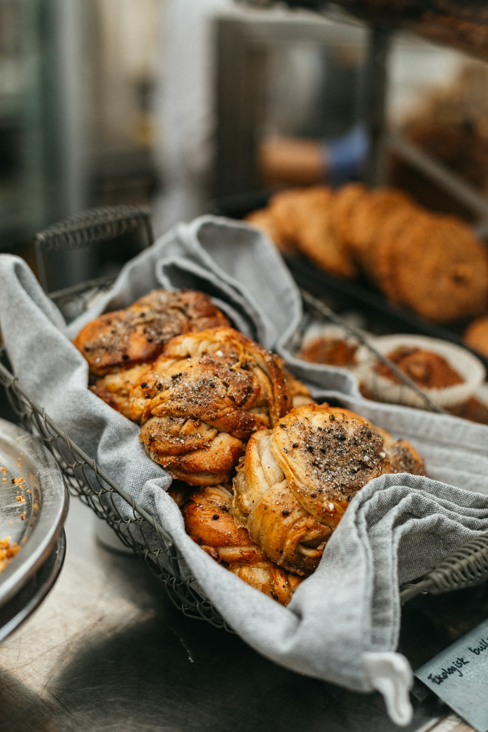 a bunch of food that is on a table