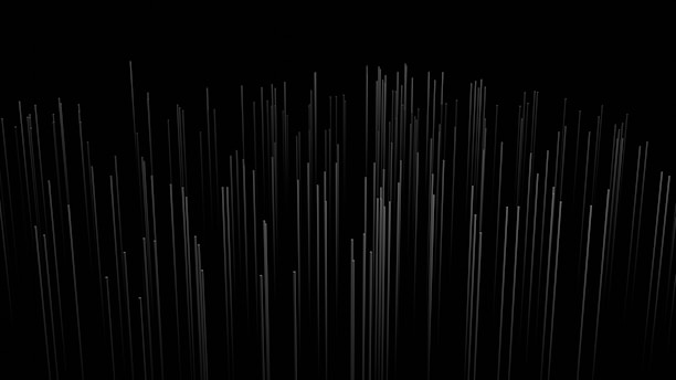 a black and white photo of lines in the dark