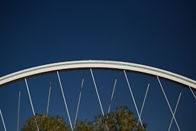 a close up of a bridge