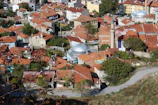 An aerial view of Moroccan city planning with zoning overlays