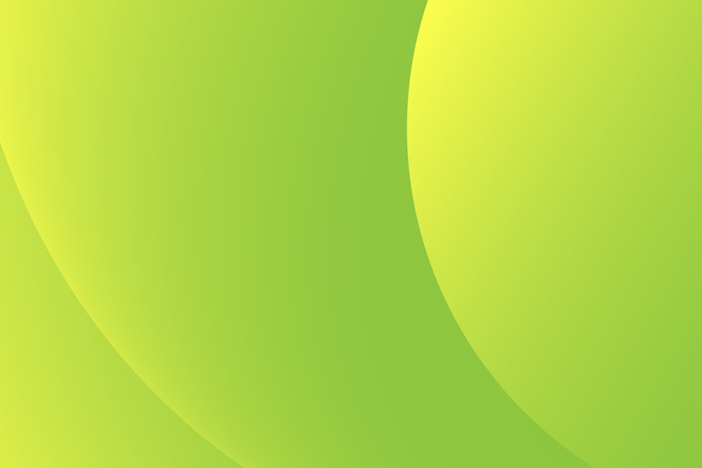 a green and yellow background with wavy lines