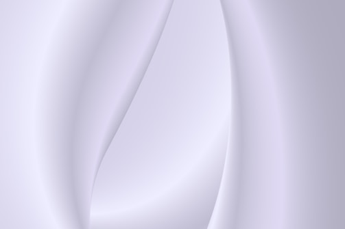 Soft, flowing abstract forms with smooth curves and gradients. The image consists of subtle shades of white and light gray, creating a serene and minimalistic appearance.