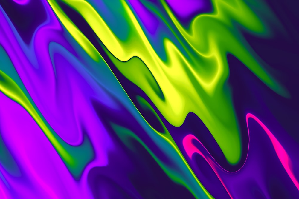 um fundo abstrato de linhas e curvas multicoloridas