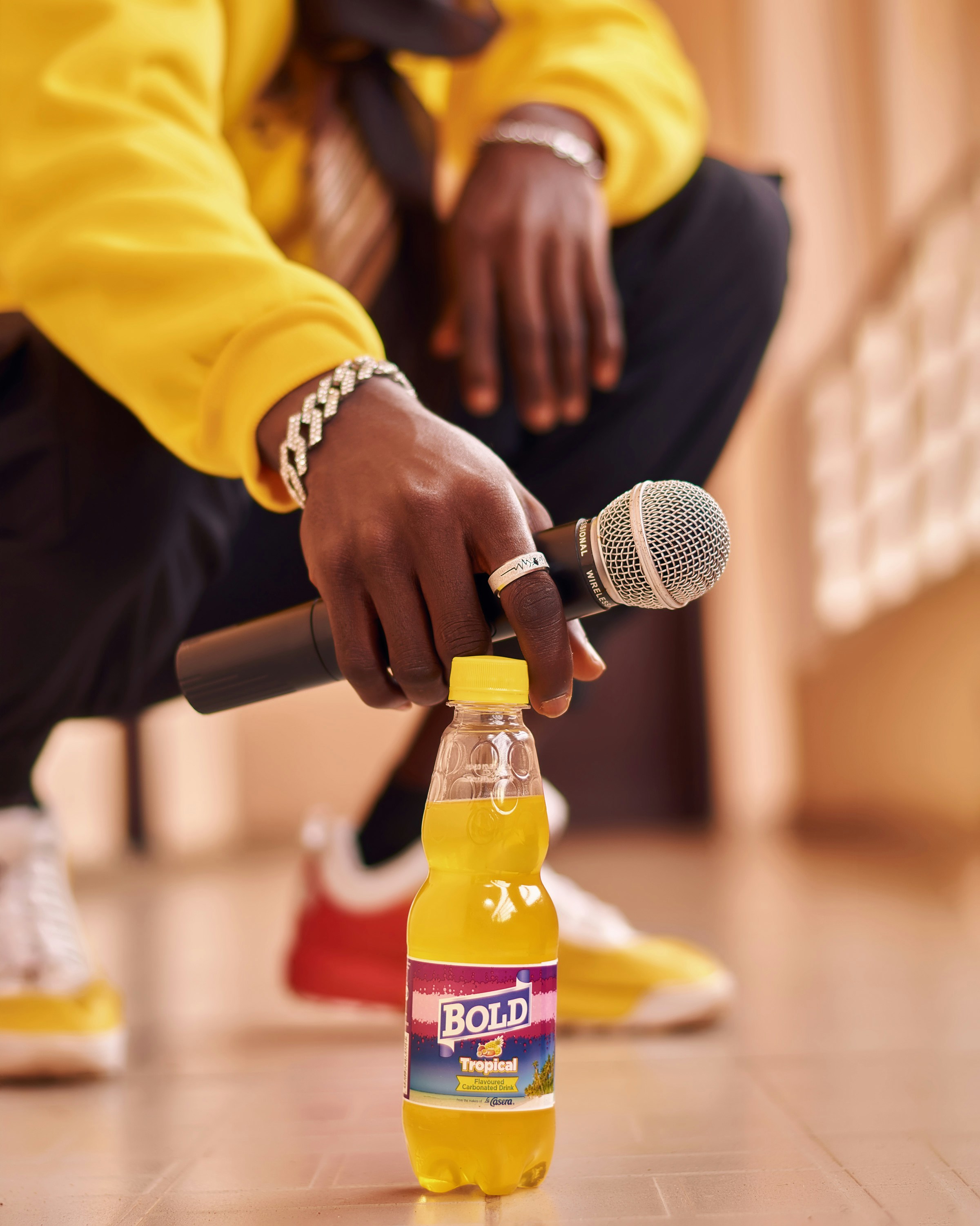 Recording artist's passion, fuelled by a soft drink.