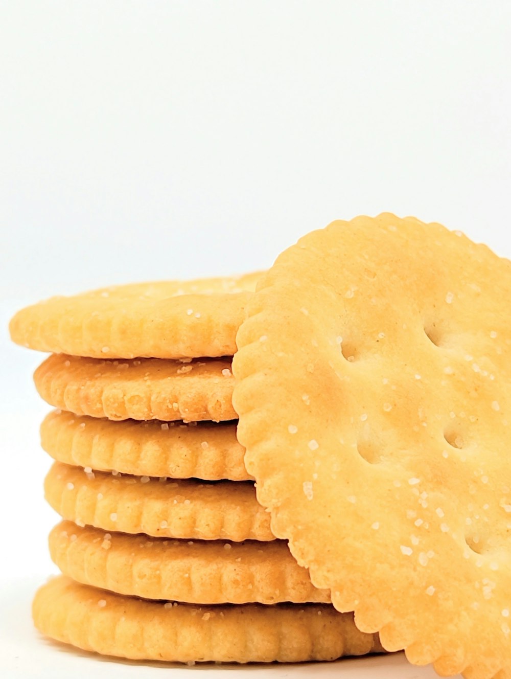 a stack of crackers sitting on top of each other