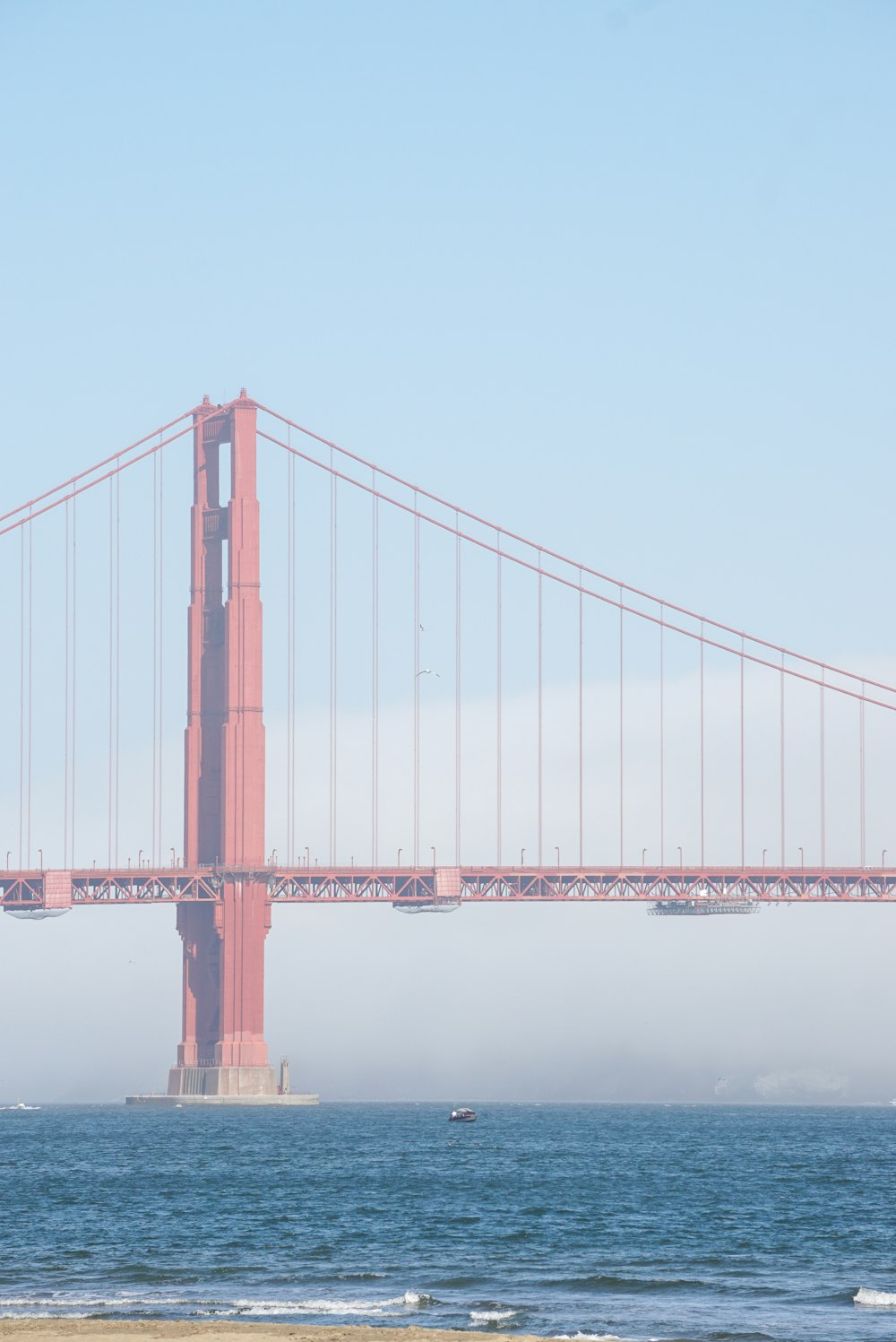 a large bridge spanning over a body of water