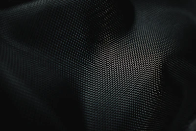a close up of a black fabric texture