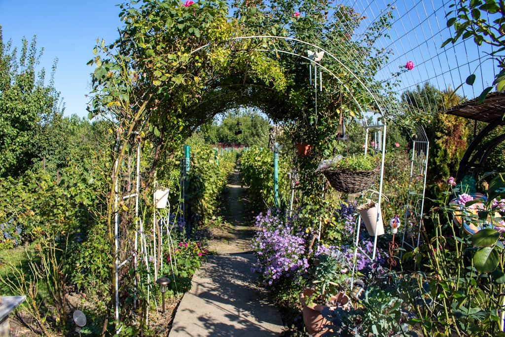 Arco para jardín