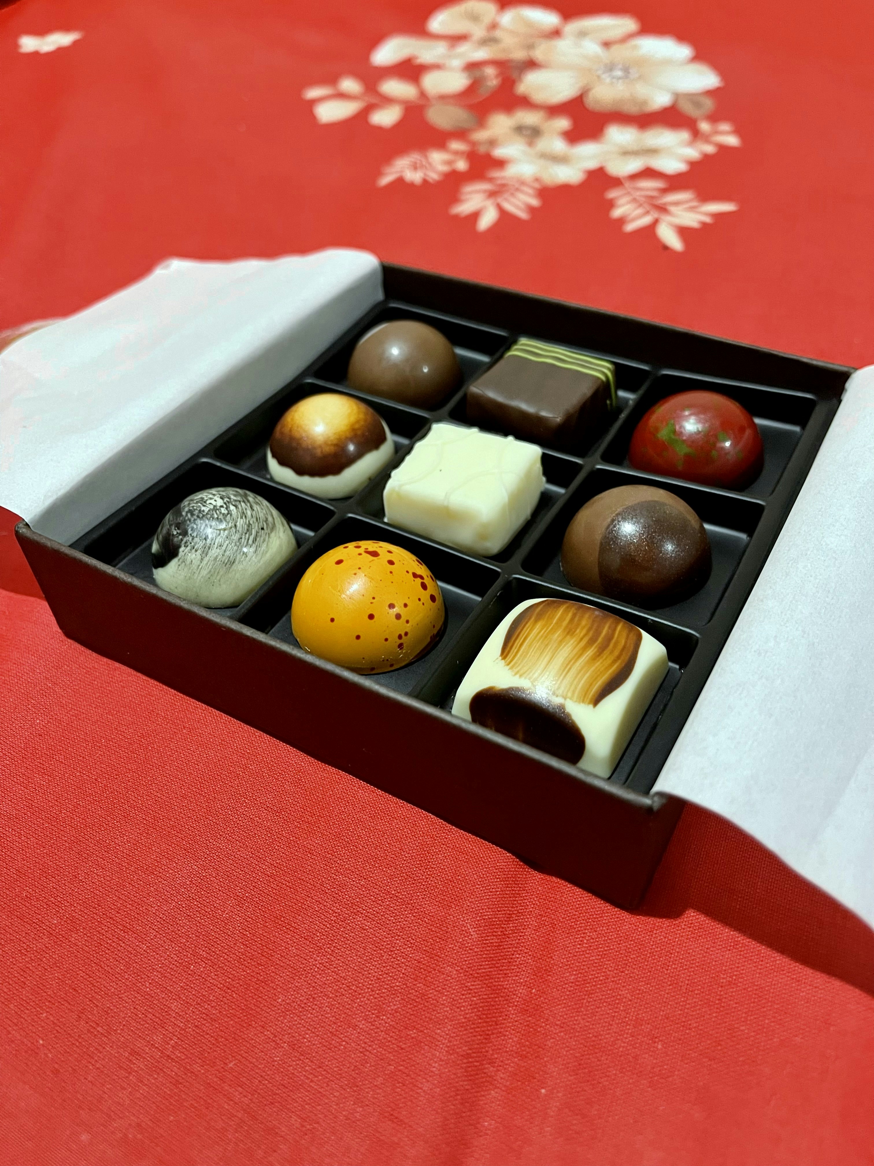 Belgian chocolate box