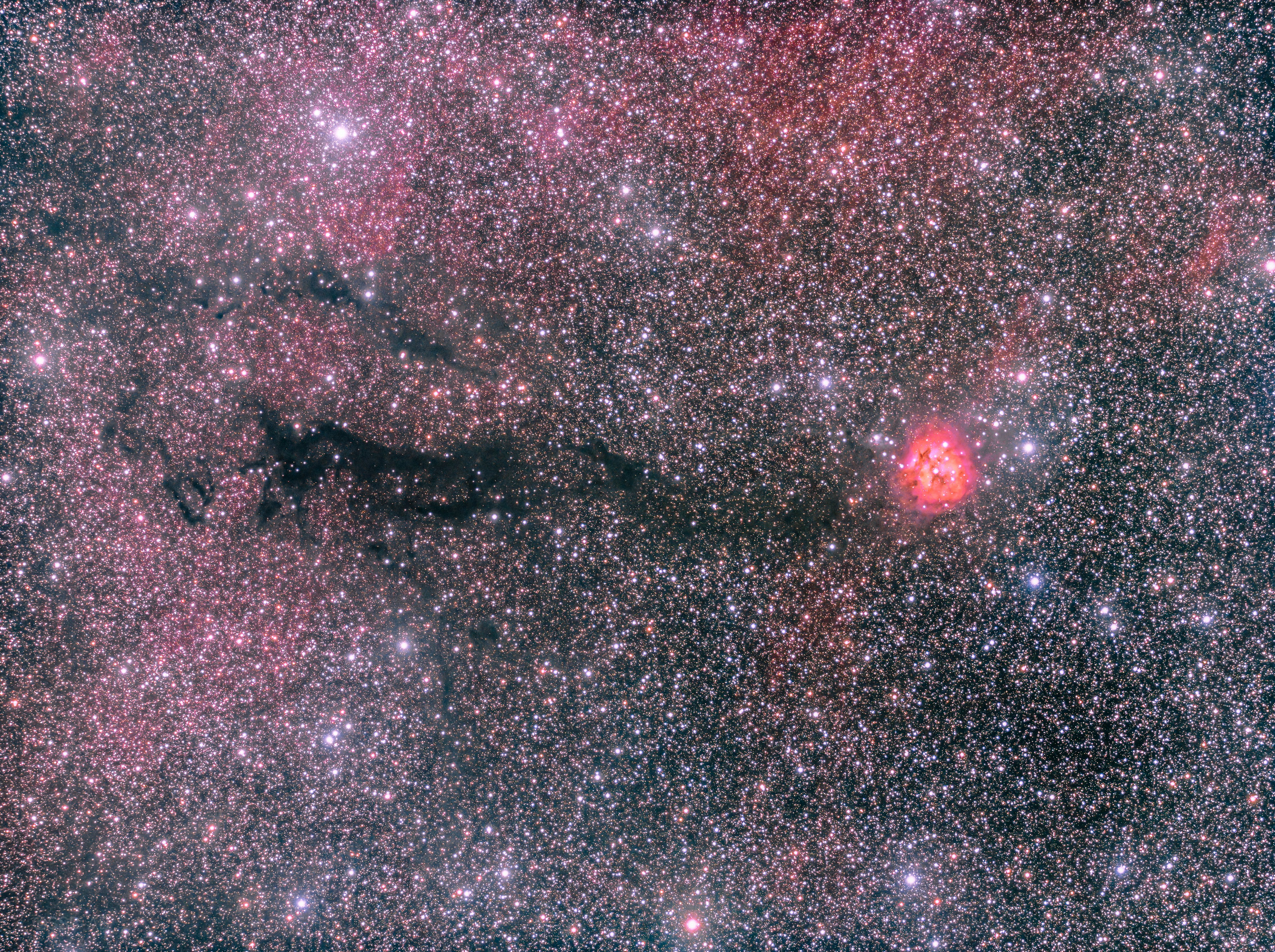 하늘에 있는 별들의 무리