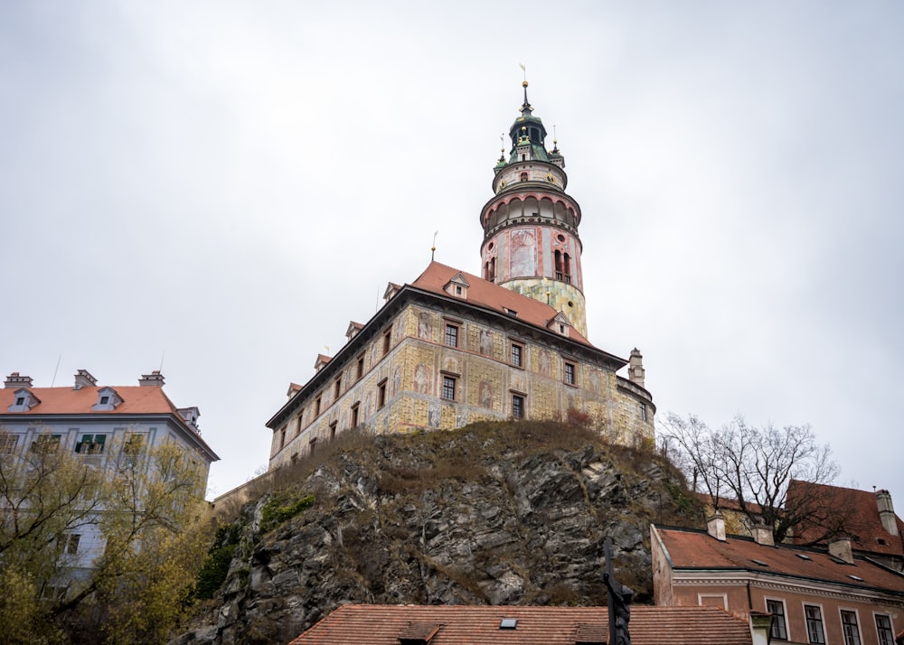 a tall building with a tower on top of it