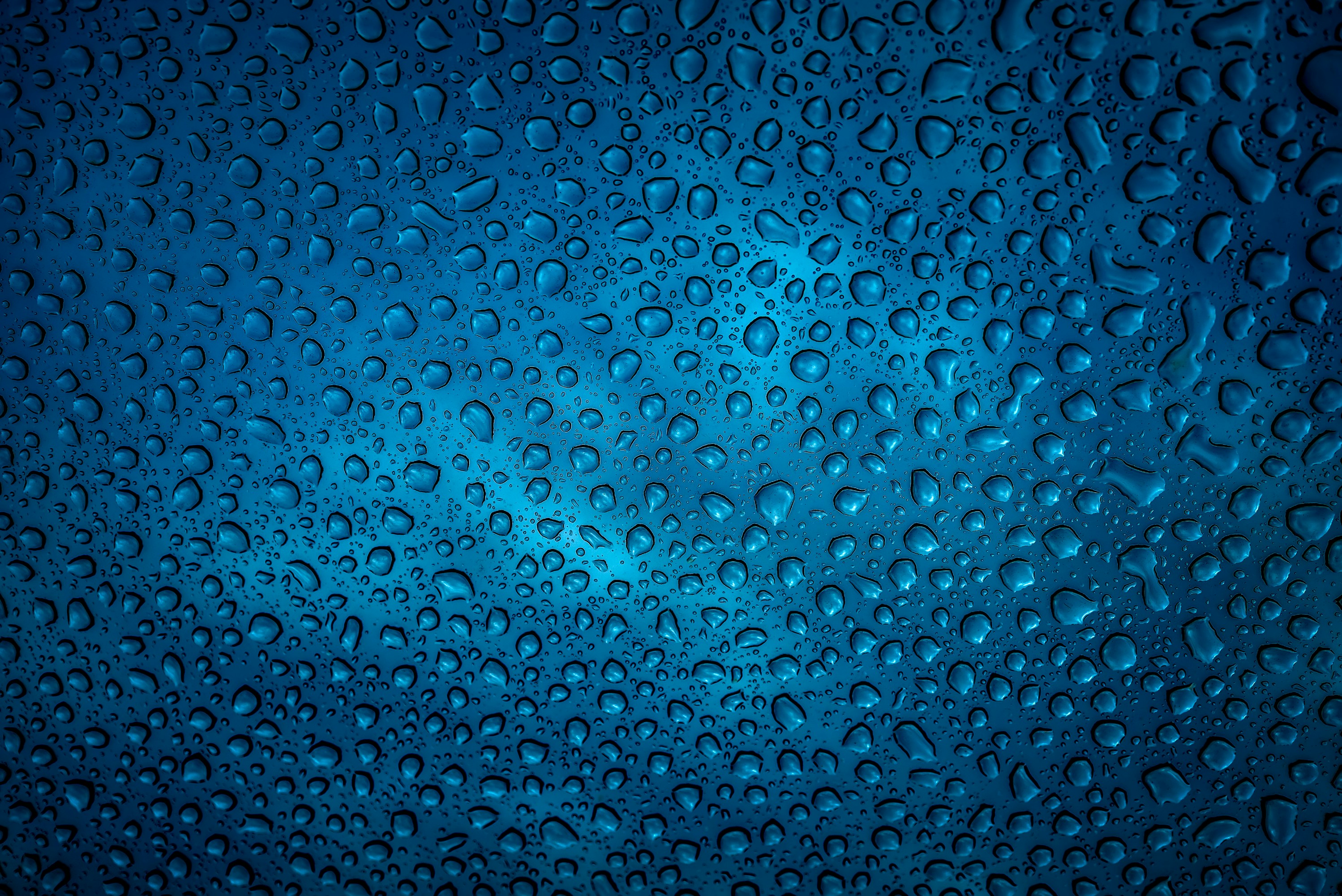 Close up of water droplets