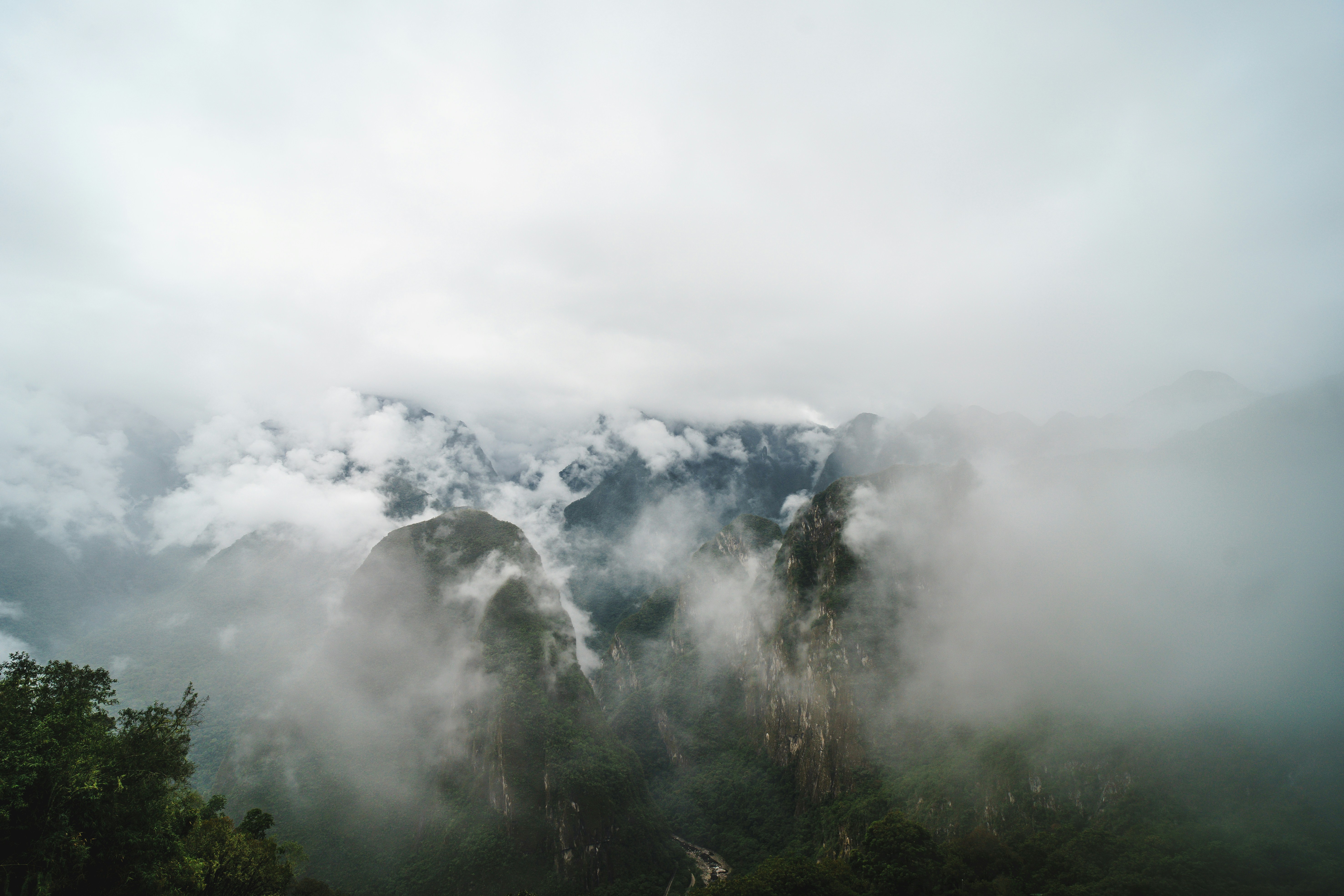 a lot of smoke around it