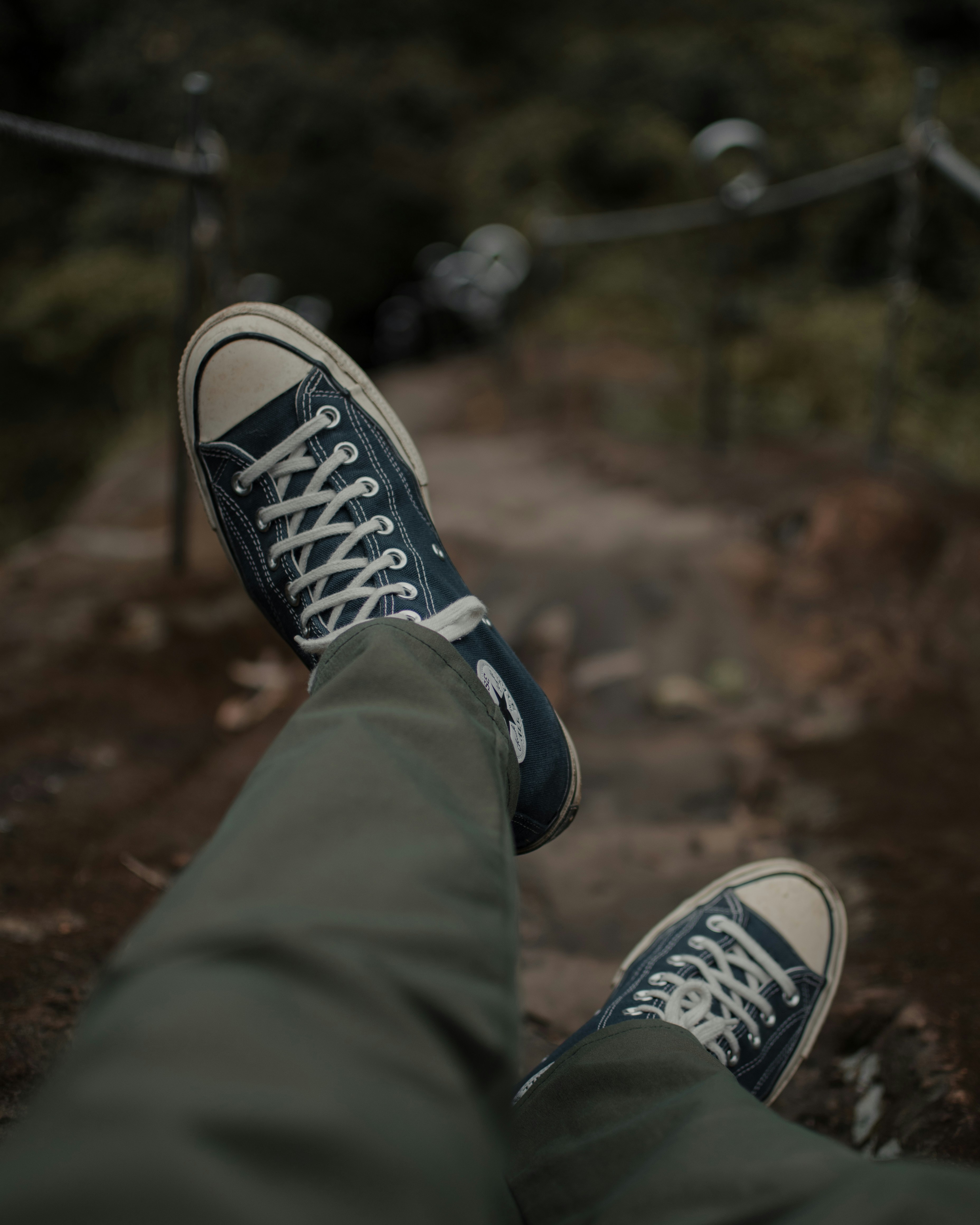 Well-maintained hiking shoes for flat feet ready for adventure