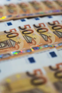 a close up of a bunch of money