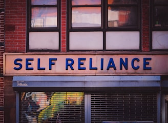 a sign on the side of a building