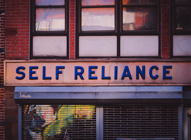 a sign on the side of a building