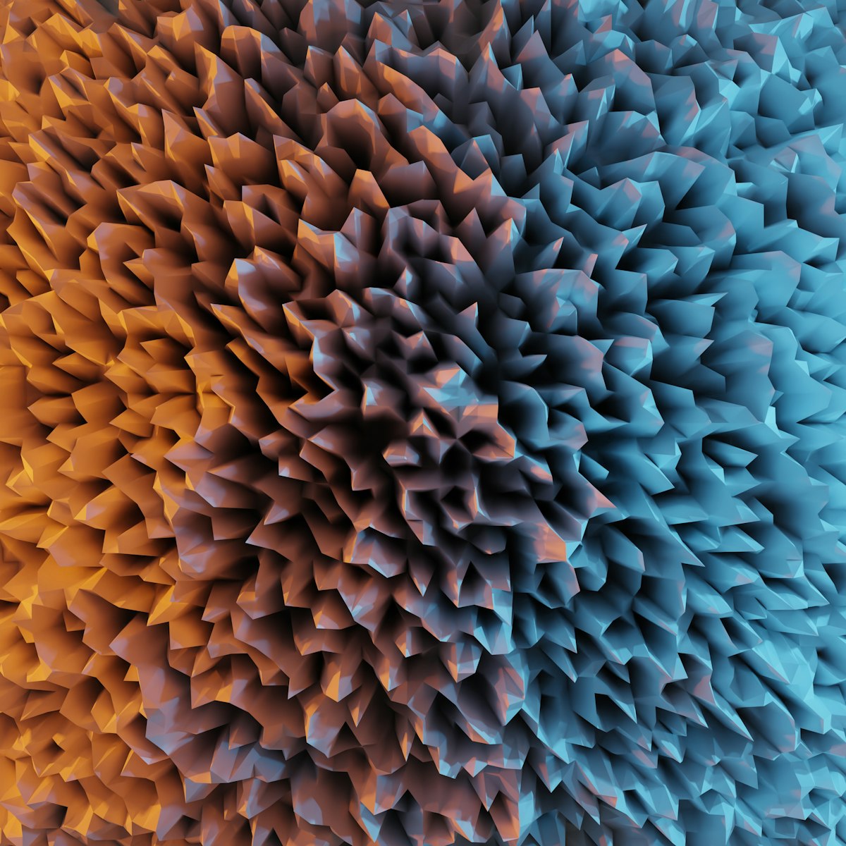 Blue and yellow organic 3D coral pattern — MJH SHIKDER on Unsplash