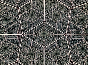 a black and white photo of a pattern