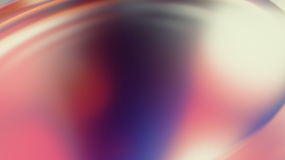 a blurry image of a circular object