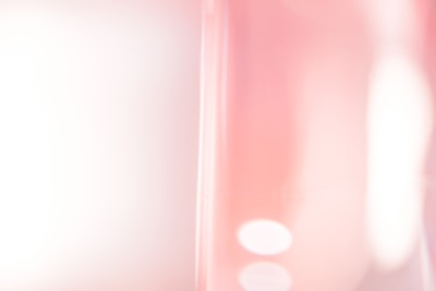 Bright and airy custom commission sketch with soft pink accents.