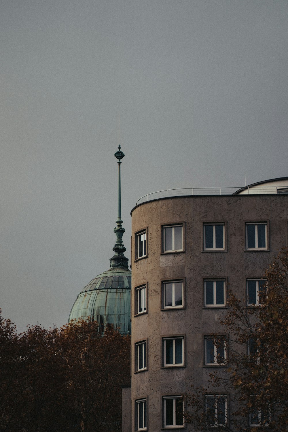 a tall building with a clock on top of it