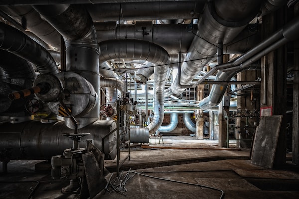 Industrial pipes and commercial plumbing