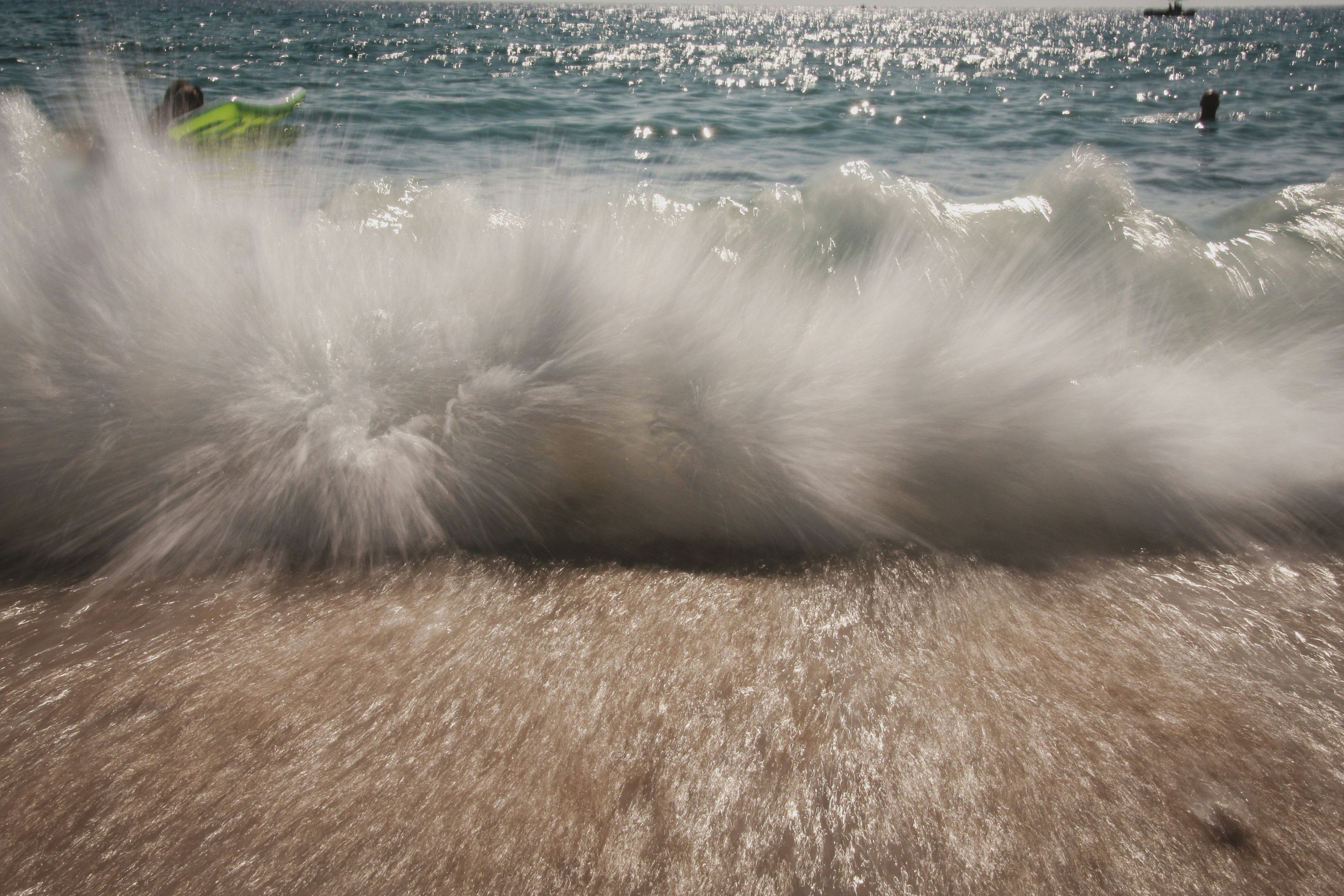 a body of water that has some waves in it