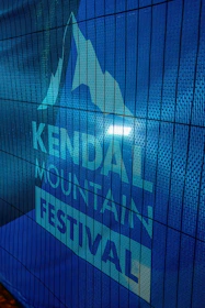 A colorful banner promoting a local festival in Turtle Mountain.