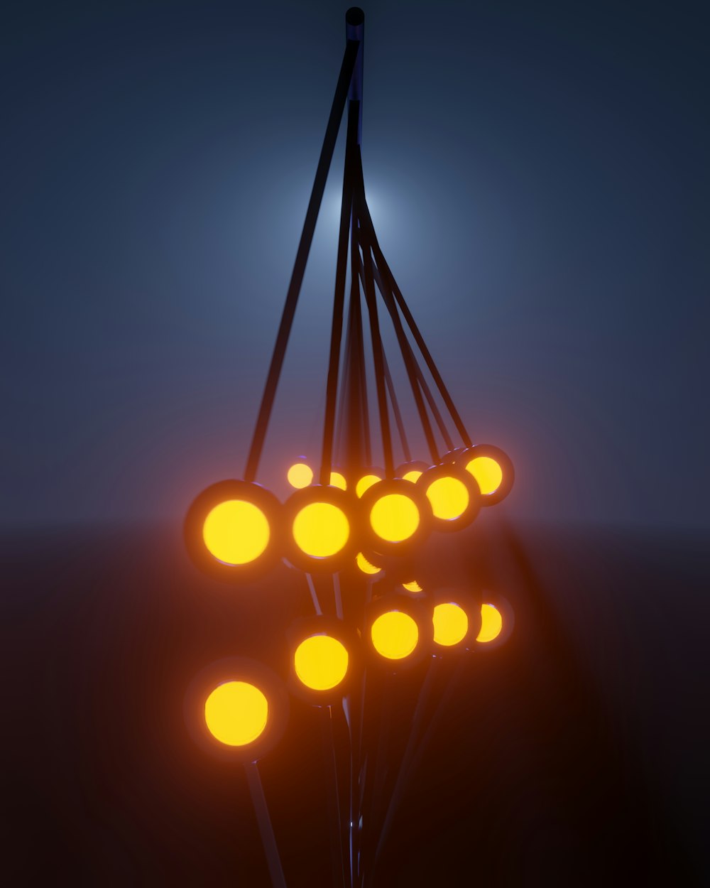 a close up of a light