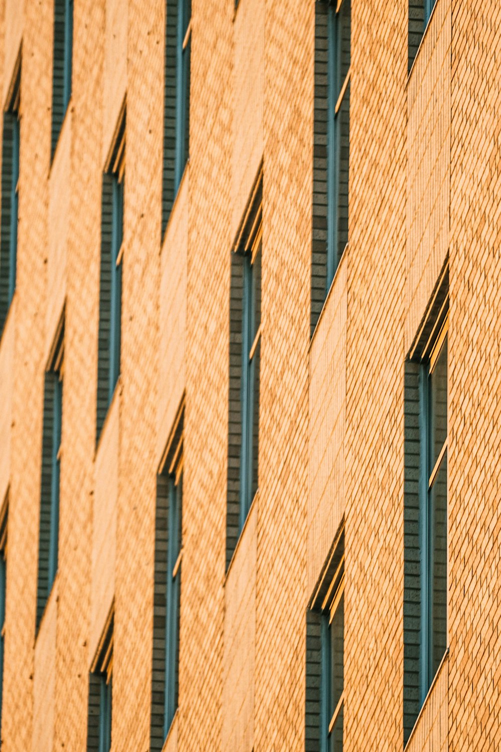 a close up of a building with many windows