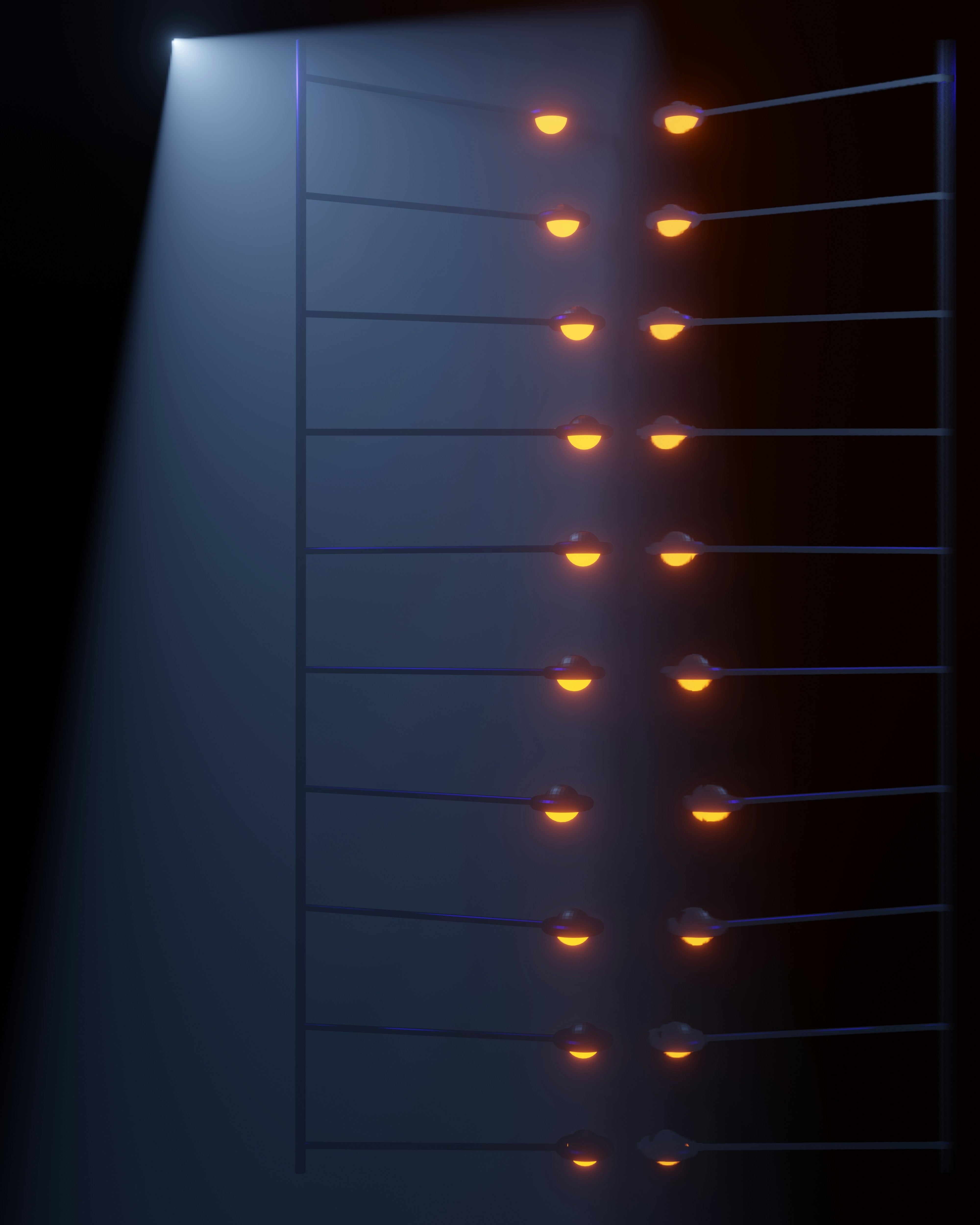 Diagram of full-spectrum light distribution