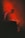 A DJ is deeply focused on mixing music, surrounded by vibrant red smoke and dim lighting, creating an intense and immersive atmosphere.