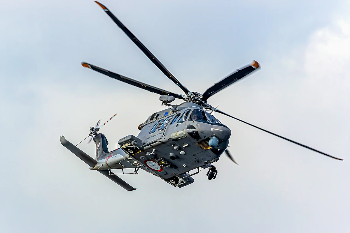 Helicopter operating with crew