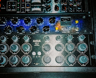 a close up of a control panel with buttons